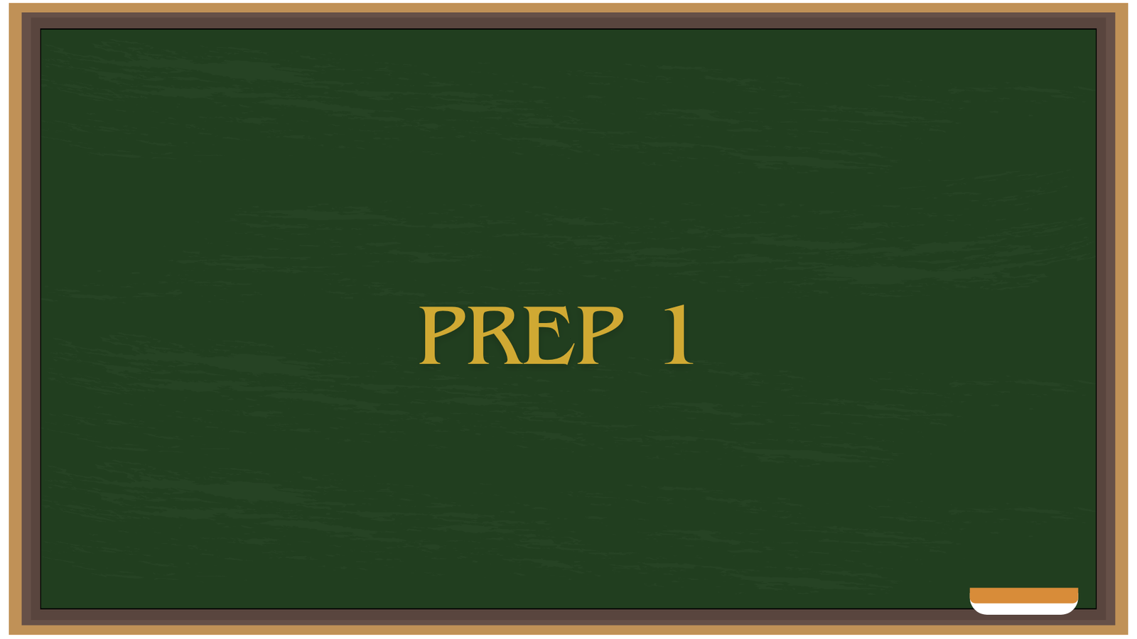 Prep 1